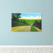 Ansicht der US-Route 20 Leinwanddruck (Insitu (Holzboden))