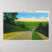 Ansicht der US-Route 20 Poster (Vorne)