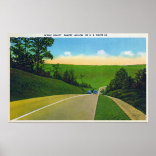 Ansicht der US-Route 20 Poster
