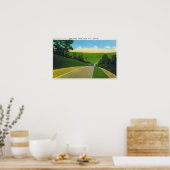 Ansicht der US-Route 20 Poster (Küche)
