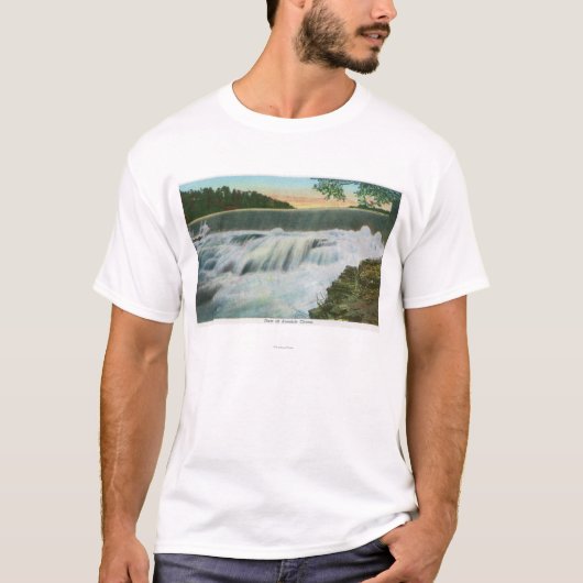 Ansicht der Verdammung an Ausable Abgrund T-Shirt (Vorderseite)