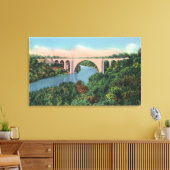 Ansicht der Veteranen-Gedenkbrücke Leinwanddruck (Insitu (Wohnzimmer))