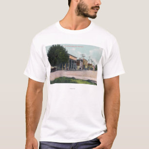 Ansicht der vorderen Straße T-Shirt