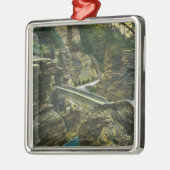 Ansicht der Wache-Brücke u. des oberen Tunnels Silbernes Ornament (Links)