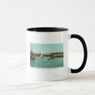 Ansicht der Wasser FrontRedwood Stadt, CA Tasse