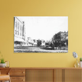 Ansicht der Webster Street Leinwanddruck (Insitu (Wohnzimmer))