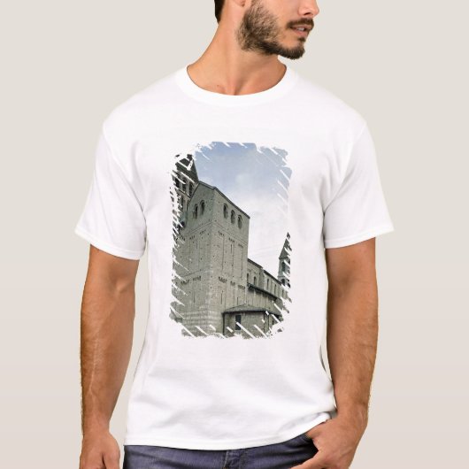 Ansicht der Westfassade, 10.-1. Jahrhundert T-Shirt (Vorderseite)