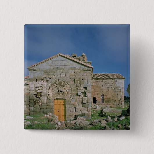 Ansicht der Westfassade, errichtetes c.862-930 Button (Vorderseite)