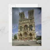 Ansicht der Westfassade Postkarte (Vorne/Hinten)