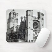 Ansicht der Westfassade und des Turms Mousepad (Mit Mouse)