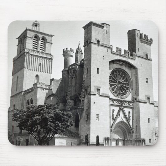 Ansicht der Westfassade und des Turms Mousepad (Vorne)