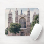 Ansicht der Westfront von Rochester-Kathedrale Mousepad (Mit Mouse)