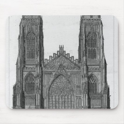 Ansicht der Westfront von York-Kathedrale Mousepad (Vorne)