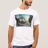 Ansicht der Westulme StreetLodi, CA T-Shirt (Vorderseite)