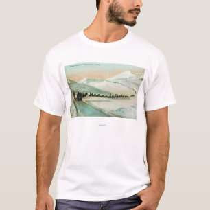 Ansicht der Winter-Hinterbergsteiger T-Shirt