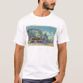 Ansicht der Wirbelsturm-Achterbahn # 2 T-Shirt (Vorderseite)