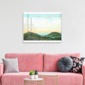 Ansicht der Wireless-Telegrafentürme Leinwanddruck (Insitu (Wohnzimmer))