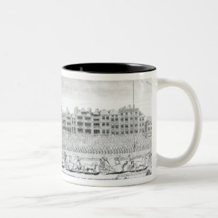 Ansicht der Wohltätigkeit-Kinder im Strang Zweifarbige Tasse