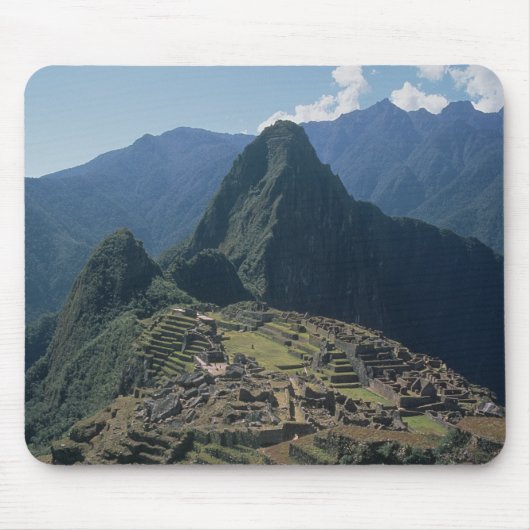 Ansicht der Zitadelle bei Machu Picchu Mousepad (Vorne)
