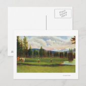 Ansicht des 14. Grüns Postkarte (Vorne/Hinten)
