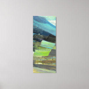 Ansicht des abstrakten Druckes 7 der Küsten-II   Leinwanddruck