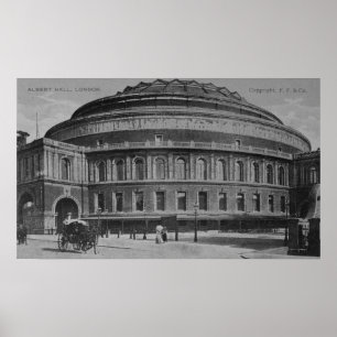 Ansicht des Alberts Hall, c.1900 Poster