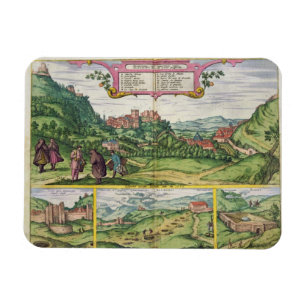Ansicht des Alhambras, von 'Civitates Orbis Terrar Magnet