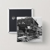 Ansicht des alten Viertels, Ulm, c.1910 Button (Vorne & Hinten)