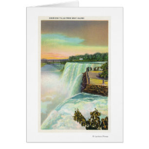 Ansicht des Amerikaners fällt von der Ziegen-Insel