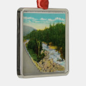 Ansicht des Ammonoosuc senken Fälle Silbernes Ornament (Rechts)