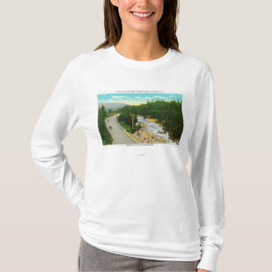 Ansicht des Ammonoosuc senken Fälle T-Shirt