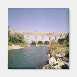 Ansicht des Aquädukts, errichtetes c.19 BC Magnet