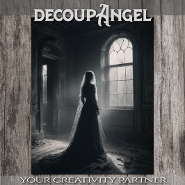 Ansicht des ätherischen Spektrums - Decoupage - Seidenpapier