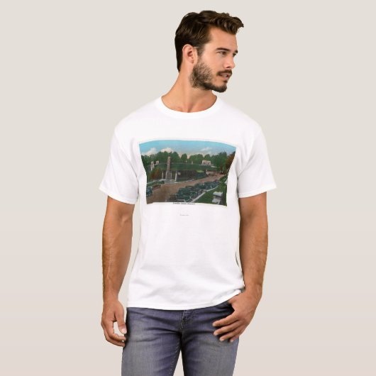 Ansicht des Ausable Abgrund-Eingangs T-Shirt (Vorne ganz)