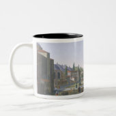 Ansicht des äußeren Hofes des Seraglio, Topka Zweifarbige Tasse (Links)