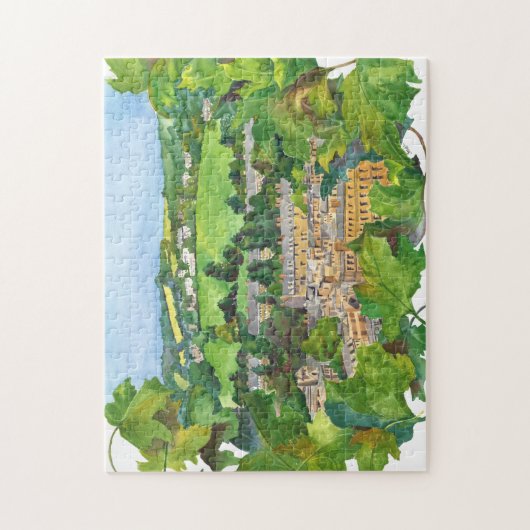 Ansicht des Bad-Aquarell-Puzzlespiels Puzzle (Vertikal)