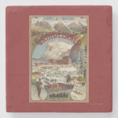 Ansicht des Bärn-Hotel-fördernden Plakats Steinuntersetzer (Vorderseite)