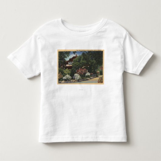 Ansicht "des Bauernhofes," Carole Lombards Haus Kleinkind T-shirt (Vorderseite)