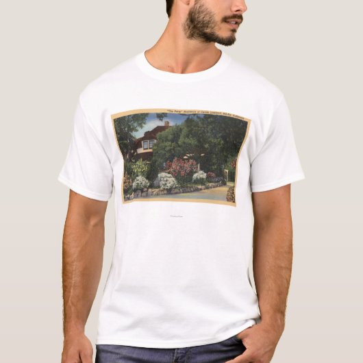 Ansicht "des Bauernhofes," Carole Lombards Haus T-Shirt (Vorderseite)