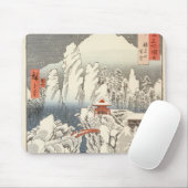 Ansicht des Bergs Haruna im Schnee Mousepad (Mit Mouse)