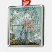 Ansicht des berühmten Wunder-Riesenrads Ornament Aus Metall (Links)