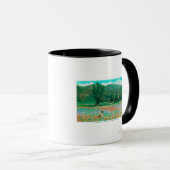 Ansicht des blühenden Felds Tasse (VorderseiteRechts)