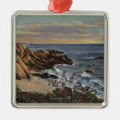 Ansicht des Bogen-Strandes mit Blumen Ornament Aus Metall (Vorne)