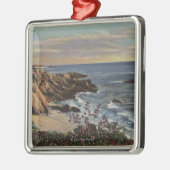 Ansicht des Bogen-Strandes mit Blumen Ornament Aus Metall (Links)