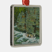 Ansicht des Bootes beginnend hinunter das Gerinne Ornament Aus Metall (Rechts)