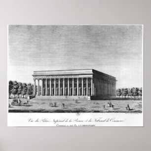 Ansicht des Börsen-Kaiserpalastes Poster