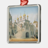 Ansicht des Boyar-Palastes im Moskau der Kreml Silbernes Ornament (Links)