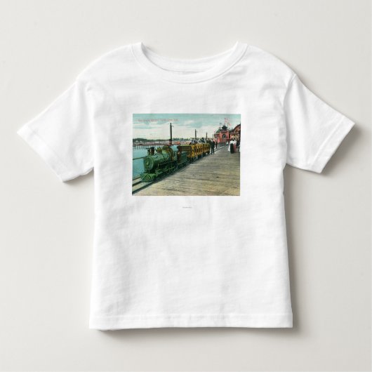 Ansicht des Bucht-Ufers UnlimitedSanta Cruz, CA Kleinkind T-shirt (Vorderseite)