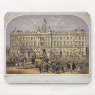 Ansicht des Buckingham Palace mit einer Menge Mousepad