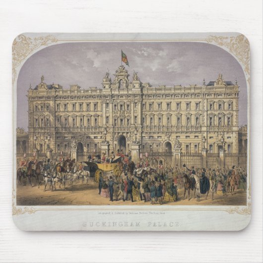 Ansicht des Buckingham Palace mit einer Menge Mousepad (Vorne)